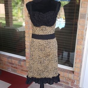 NWOT Too Fast/Hot Topic Leopard Print Pin Up Dress